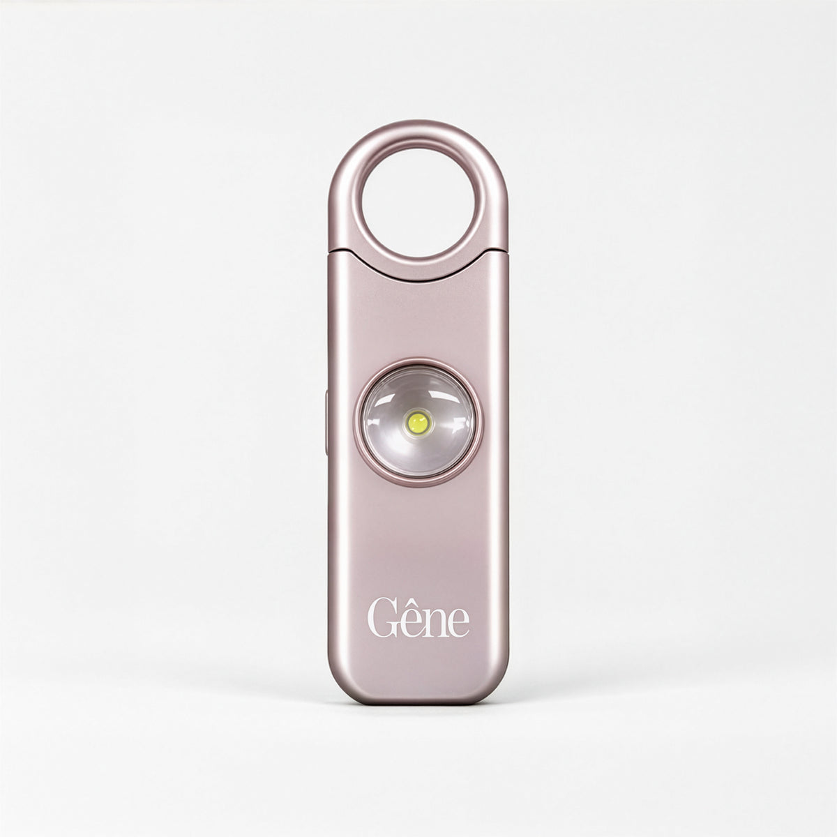 Gêne personal safety alarm in Rose gold, keychain alarm with flashlight #Rose