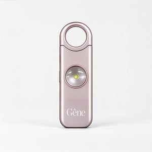 Gêne personal safety alarm in Rose gold, keychain alarm with flashlight #Rose