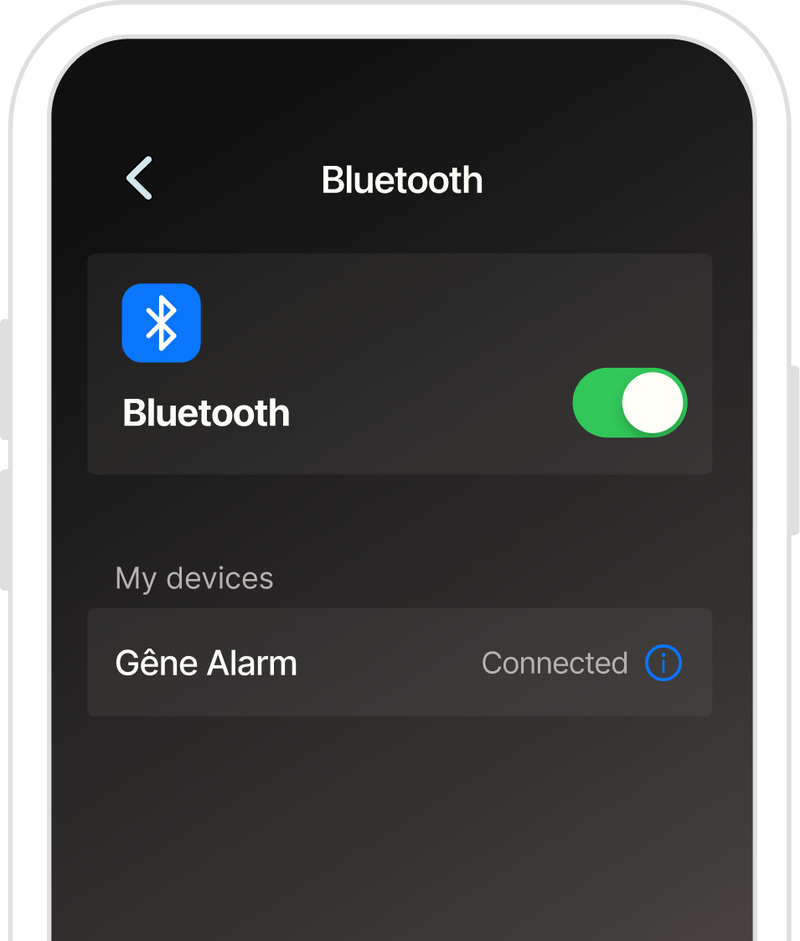 Signal via Bluetooth